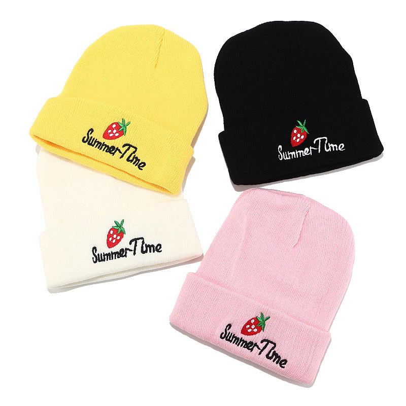 Wholesale 10pcs/lot Winter Hat Strawberry Embroidered Beanie Women Students Knitted Hat 4 Colors, Black
Wholesale 10pcs/lot Winter Hat Strawberry Embroidered Beanie Women Students Knitted Hat 4 Colors, Black