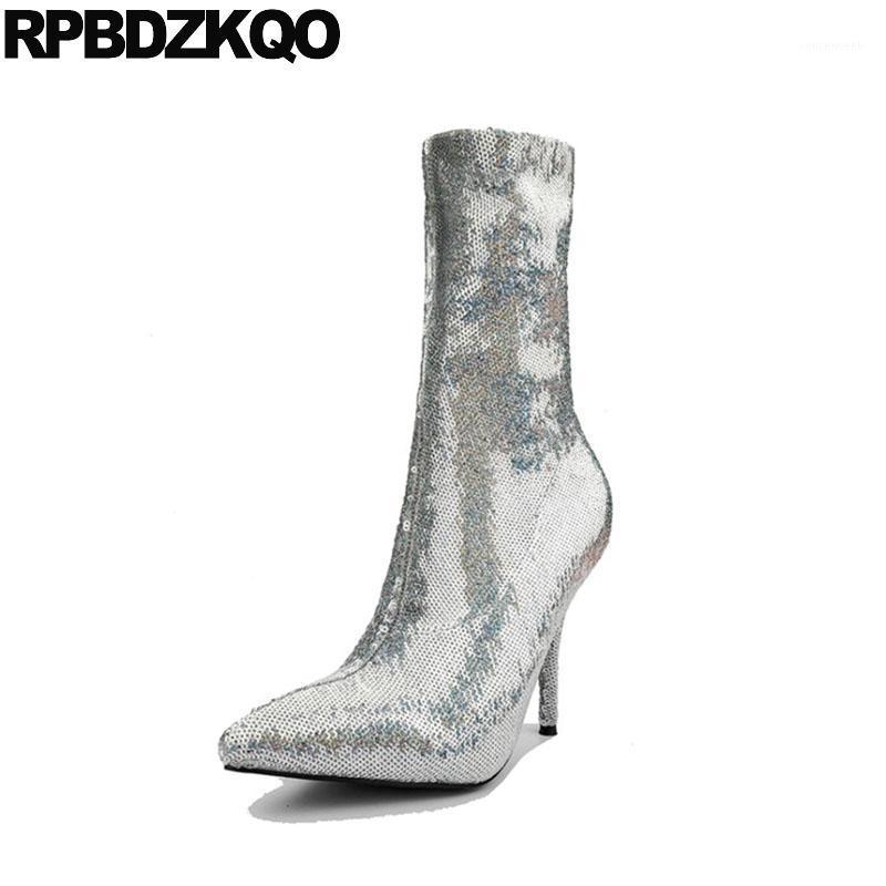 high heel silver glitter quality pointed toe 12 44 designer shoes women luxury 2020 13 45 boots stiletto ankle big size sequin1, Gold
high heel silver glitter quality pointed toe 12 44 designer shoes women luxury 2020 13 45 boots stiletto ankle big size sequin1, Gold