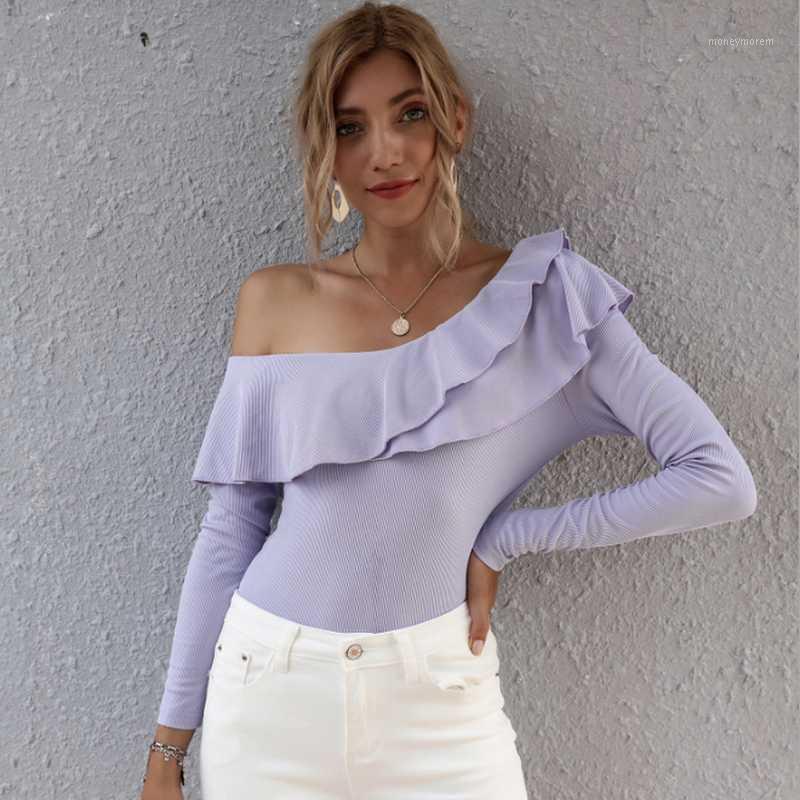 2020 Autumn And Winter New Fashion Oblique Shoulder Irregular Slim Women's Tops, Free To Match1, Lavender
2020 Autumn And Winter New Fashion Oblique Shoulder Irregular Slim Women's Tops, Free To Match1, Lavender