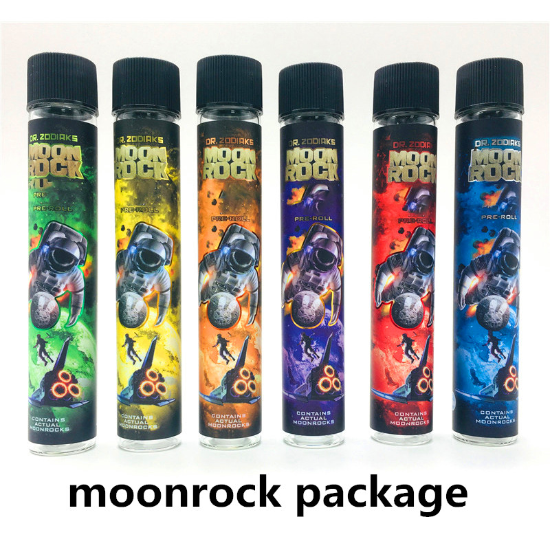 Moonrock Glass Tube Packaging Pre Roll Packaging Moonrock Packaging Plastic Tip 120*20mm Dry Herb Package Tube Stickers Vape Carts Packing
Moonrock Glass Tube Packaging Pre Roll Packaging Moonrock Packaging Plastic Tip 120*20mm Dry Herb Package Tube Stickers Vape Carts Packing