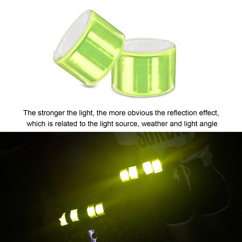 10PCS Mini Slap-on Reflective Band Adjustable Riding Wristband Bracelets Armband For Night Running Bicycle Safety Visibility Use, Green
10PCS Mini Slap-on Reflective Band Adjustable Riding Wristband Bracelets Armband For Night Running Bicycle Safety Visibility Use, Green