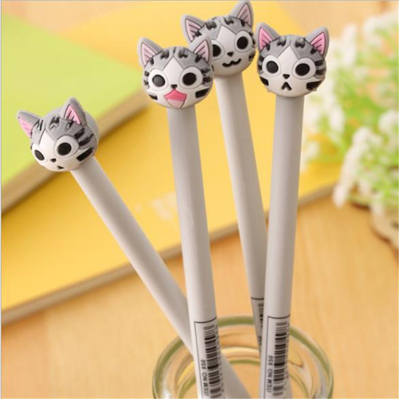 Creativity Cartoon cat Gel Pens Smiley Ballpoint Pen For Writing Stationery Wholesale
Creativity Cartoon cat Gel Pens Smiley Ballpoint Pen For Writing Stationery Wholesale