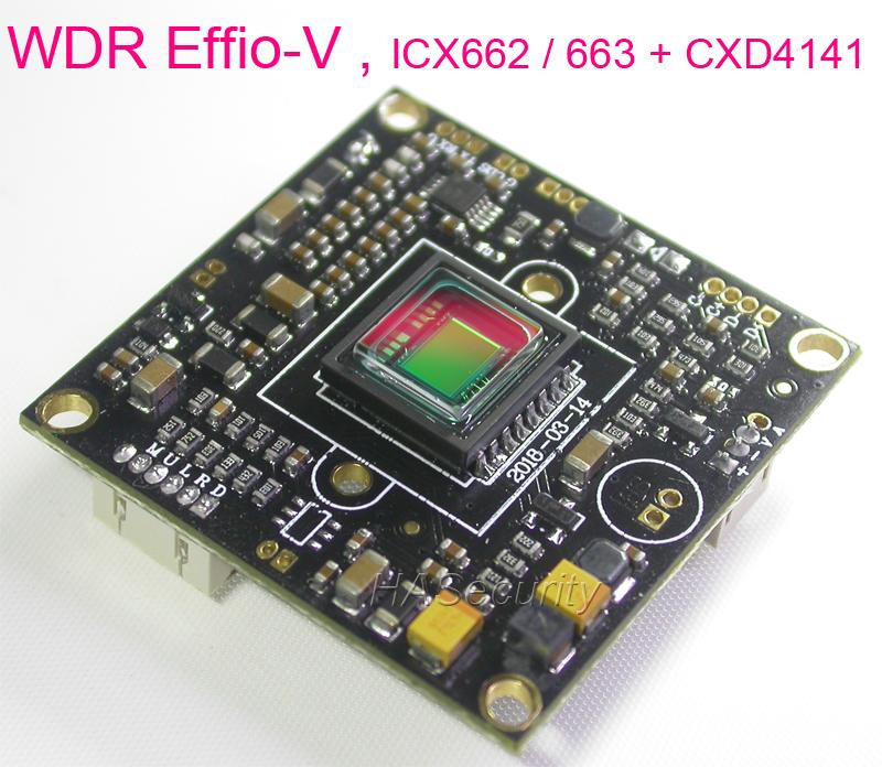 WDR EFFIO-V chipset 1/3" Sony Super HAD II CCD ICX662 / ICX663 + CXD4141 CCTV camera PCB board module ( optional parts
WDR EFFIO-V chipset 1/3" Sony Super HAD II CCD ICX662 / ICX663 + CXD4141 CCTV camera PCB board module ( optional parts