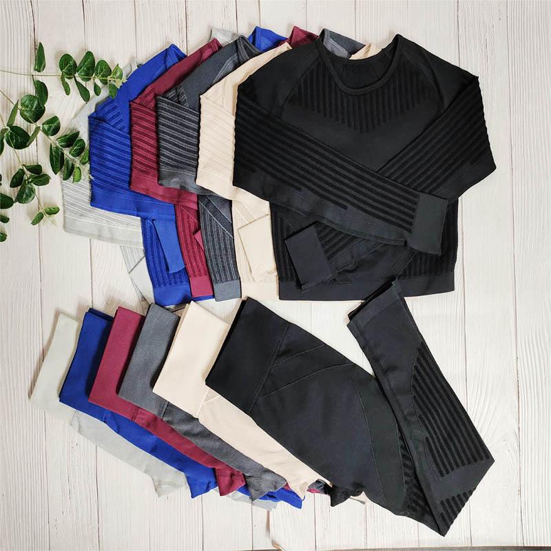 Women Seamless Yoga Set Gym High Waist Running Workout Leggings Long Sleeve Top Sport Suit short Gym Suit Fitness Sets for Women, Wine red pants
Women Seamless Yoga Set Gym High Waist Running Workout Leggings Long Sleeve Top Sport Suit short Gym Suit Fitness Sets for Women, Wine red pants