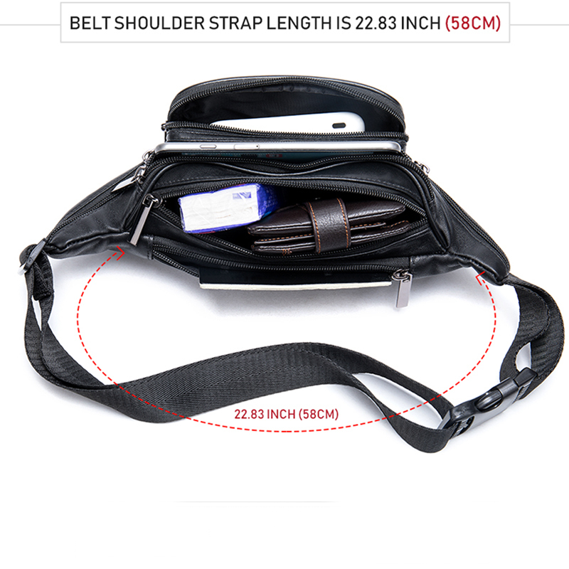 MVA Genuine Leather Belt Bag Women s Waist Bags For Women Fanny Pack Female Waist Pack Belt Waist Bag Woman Phone Bags Bumbag LJ201023