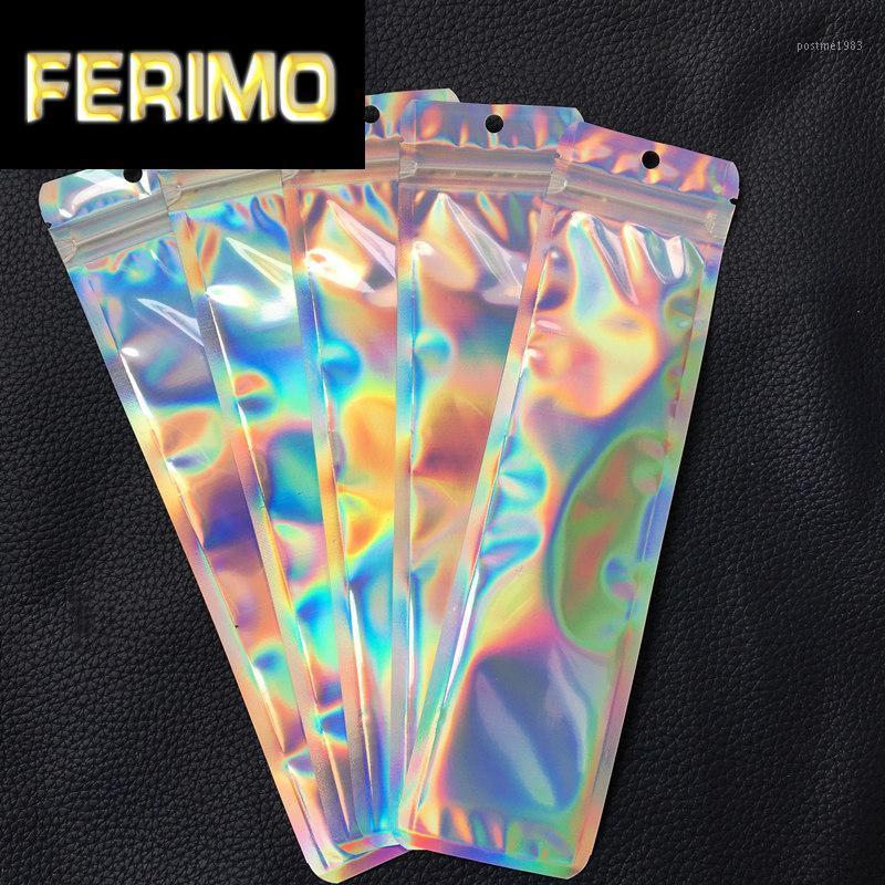 100pcs Holographic Storage Flat Bags Laser Mylar Foil Pouch One Side Clear Reusable Cosmetic Package Bag with Hang Hole1
100pcs Holographic Storage Flat Bags Laser Mylar Foil Pouch One Side Clear Reusable Cosmetic Package Bag with Hang Hole1