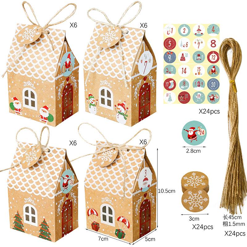 1 Set/ 24pcs Christmas Packing Gift Bags with 24pcs Stickers, Tags, Ropes Candy Boxes Birthday Wedding Candy Bags
1 Set/ 24pcs Christmas Packing Gift Bags with 24pcs Stickers, Tags, Ropes Candy Boxes Birthday Wedding Candy Bags