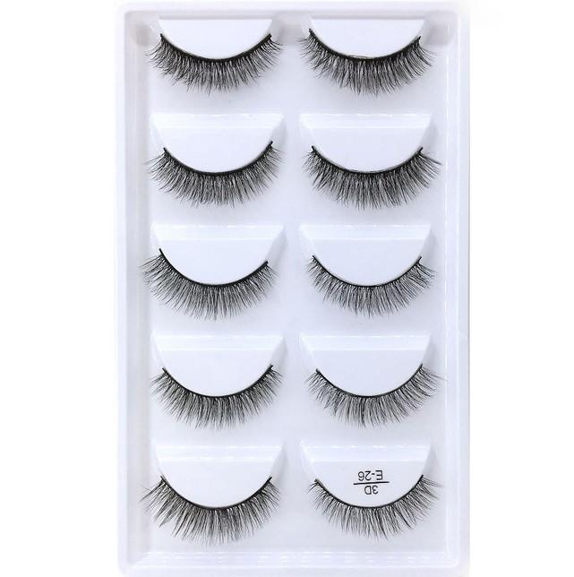 Wholesale 5 Pairs Natural 3D Mink Hair False Eye Lashes Wispy Makeup False Eyelashes Eye Makeup Beauty Extension maquiagem
Wholesale 5 Pairs Natural 3D Mink Hair False Eye Lashes Wispy Makeup False Eyelashes Eye Makeup Beauty Extension maquiagem