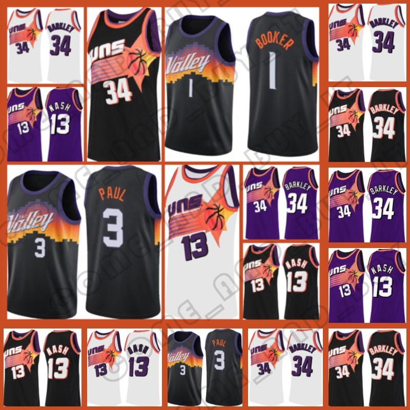Phoenixs''Suns''basketball Jersey Devin 1 Booker Chris 3 Paul Charles 34 Barkley Steve 13 Nash DeAndre 22 Ayton 2022 New Men, Color3
Phoenixs''Suns''basketball Jersey Devin 1 Booker Chris 3 Paul Charles 34 Barkley Steve 13 Nash DeAndre 22 Ayton 2022 New Men, Color3