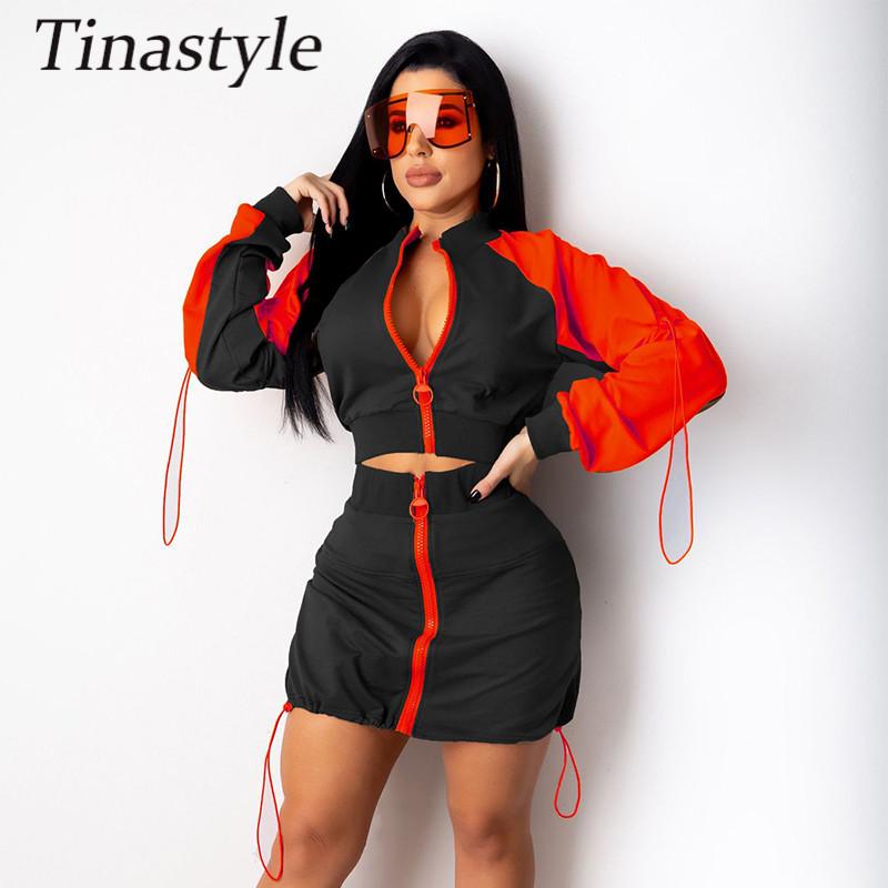Tinastyle Long Sleeve Zipper Hoodies And Skirts Womens Set 2 Piece High Waist Bodycon Mini Dress Two Piece Set Casual Outfits, Khaki
Tinastyle Long Sleeve Zipper Hoodies And Skirts Womens Set 2 Piece High Waist Bodycon Mini Dress Two Piece Set Casual Outfits, Khaki