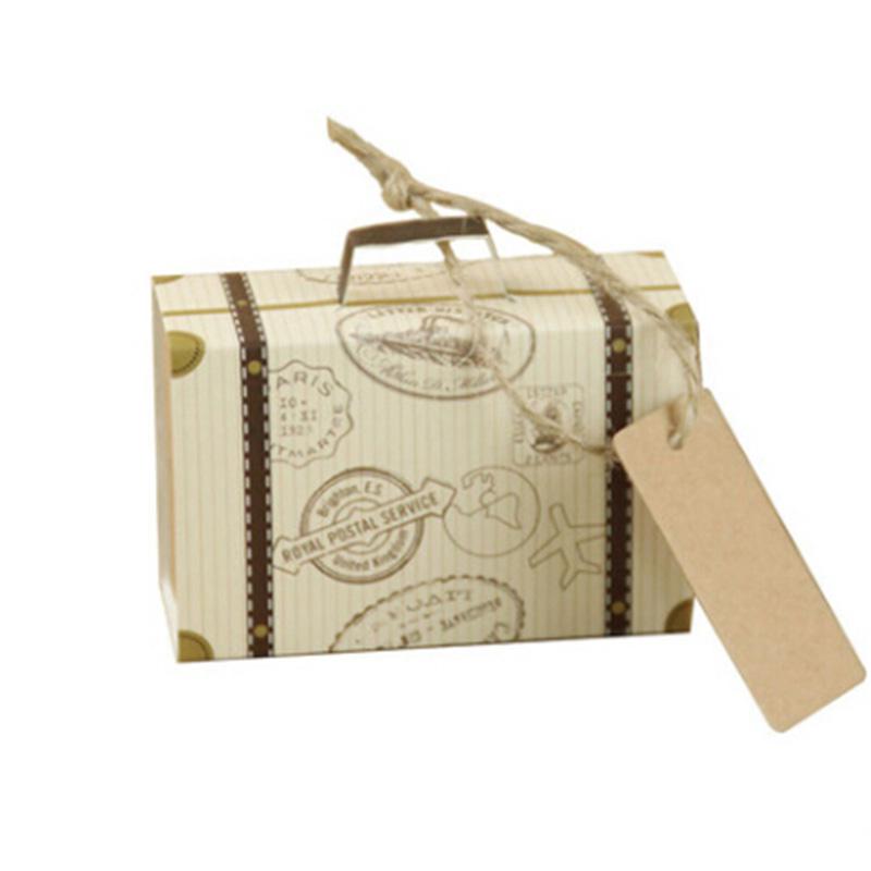 10 Pcs Creative Vintage Mini Suitcase Candy Box Wedding Favor Chocolate Boxes Sweet Bags For Wedding Favors And Gifts Decoration
10 Pcs Creative Vintage Mini Suitcase Candy Box Wedding Favor Chocolate Boxes Sweet Bags For Wedding Favors And Gifts Decoration