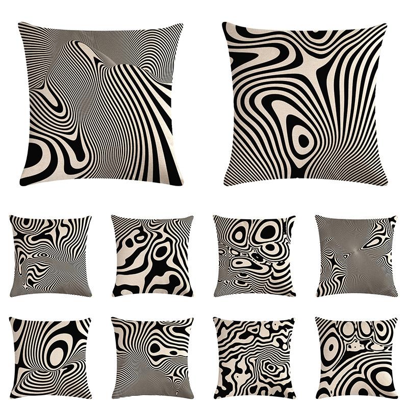 Abstract Wave Shape Print Throw Pillow Covers Decorative 45x45cm Linen Cotton Pillowcase for Couch Sofa
Abstract Wave Shape Print Throw Pillow Covers Decorative 45x45cm Linen Cotton Pillowcase for Couch Sofa