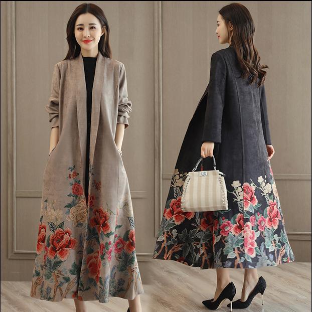 2020 Windbreaker Women Spring Autumn Printing Fashion Trend Coat with Belt Plus Size 3XL Women Trench, Black
2020 Windbreaker Women Spring Autumn Printing Fashion Trend Coat with Belt Plus Size 3XL Women Trench, Black