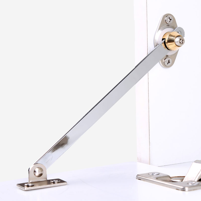 Furniture Hinge Bedside Cupboard Shoe Cabinet Flip Down Door Support Slide Position Connecting Rod Track Hardware Bracket