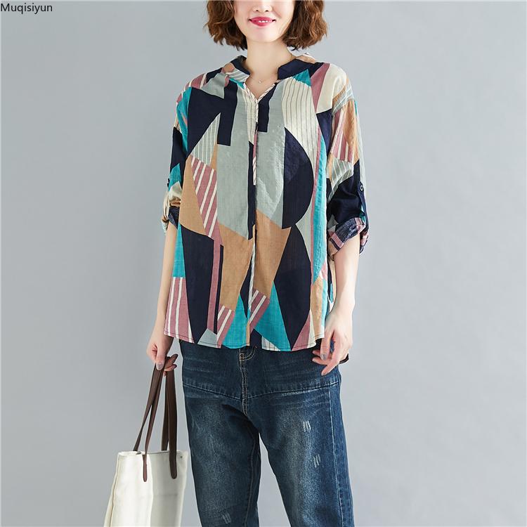 Plus Size Women Blouse Shirts Lady Tops Tunic Casual Cotton Linen Loose Print Patchwork Thin Long Sleeve Spring Clothes S3256, Dmn8852
Plus Size Women Blouse Shirts Lady Tops Tunic Casual Cotton Linen Loose Print Patchwork Thin Long Sleeve Spring Clothes S3256, Dmn8852