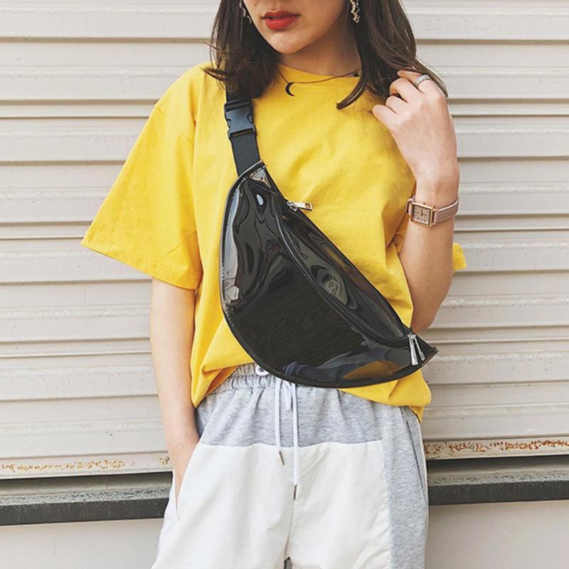 Women Waist Bag Purse Casual Large Phone Waist Bag Women Jelly Transparent Chest Crossbody Shoulder Pouch Fanny Pack, Black
Women Waist Bag Purse Casual Large Phone Waist Bag Women Jelly Transparent Chest Crossbody Shoulder Pouch Fanny Pack, Black