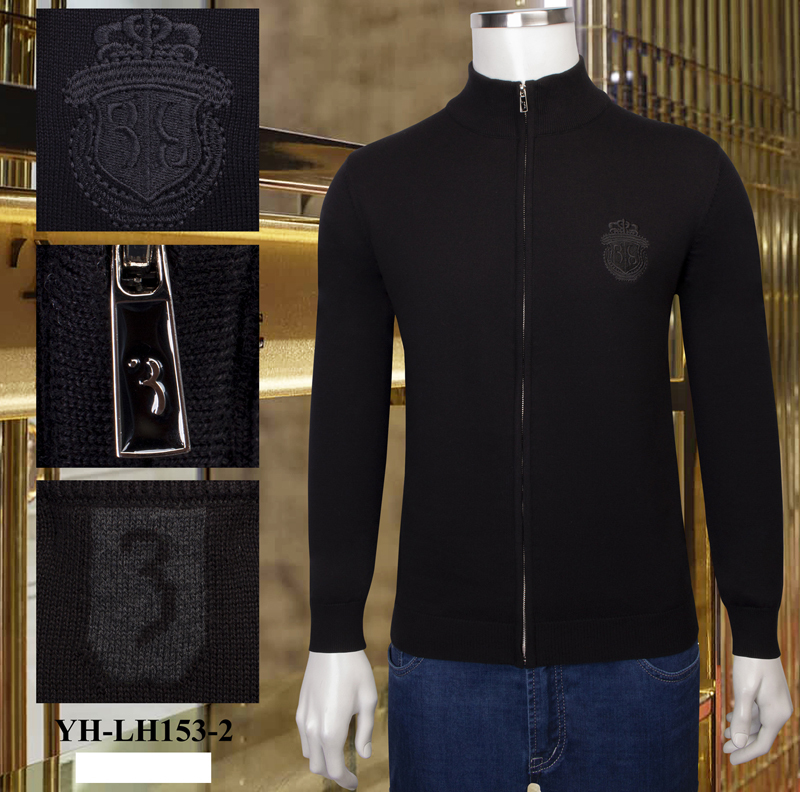 Billionaire Sweater Cardigan winter Cowhide men's new fashion casual high quality zipper big size M-4XL free shipping 201022