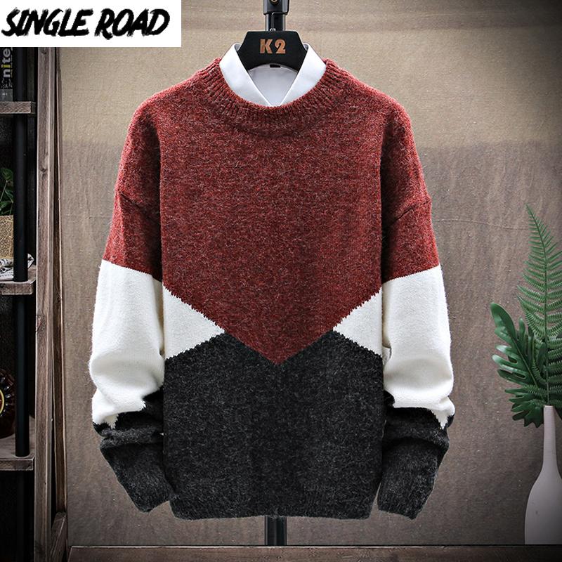 SingleRoad Mens Knitted Sweater Men 2020 Winter Christmas Patchwork Sweaters Pullover Jumper Harajuku Korean Red Sweater Me, Red sweater men
SingleRoad Mens Knitted Sweater Men 2020 Winter Christmas Patchwork Sweaters Pullover Jumper Harajuku Korean Red Sweater Me, Red sweater men