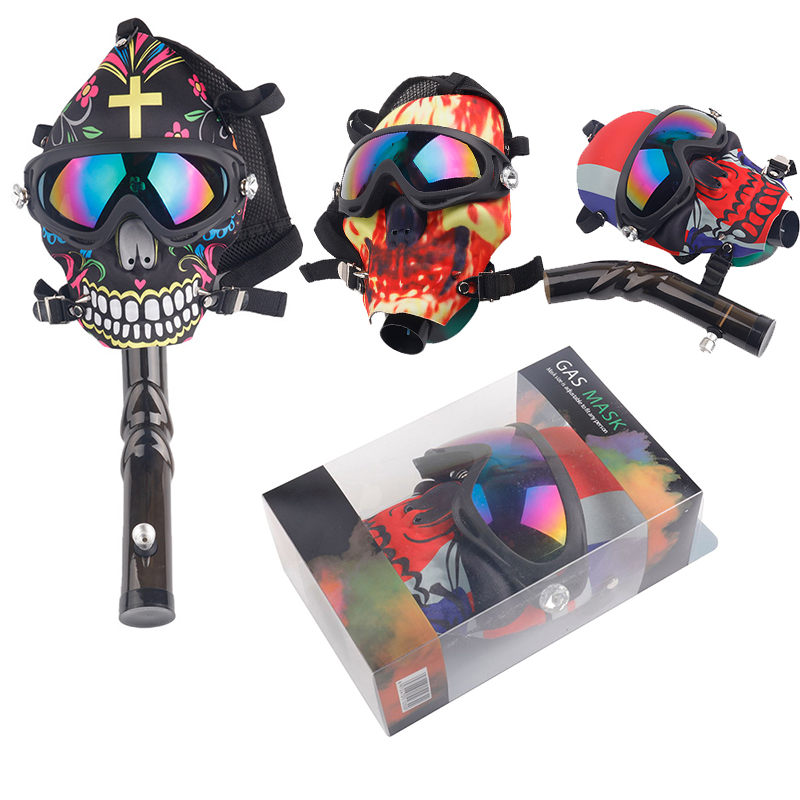 Popular Silicone Gas Predator Mask With Acrylic Bong Smoking Pipes Hookah Bubbler Tobacco Tubes Oil Rig Smoking Water Pipes MID01
Popular Silicone Gas Predator Mask With Acrylic Bong Smoking Pipes Hookah Bubbler Tobacco Tubes Oil Rig Smoking Water Pipes MID01