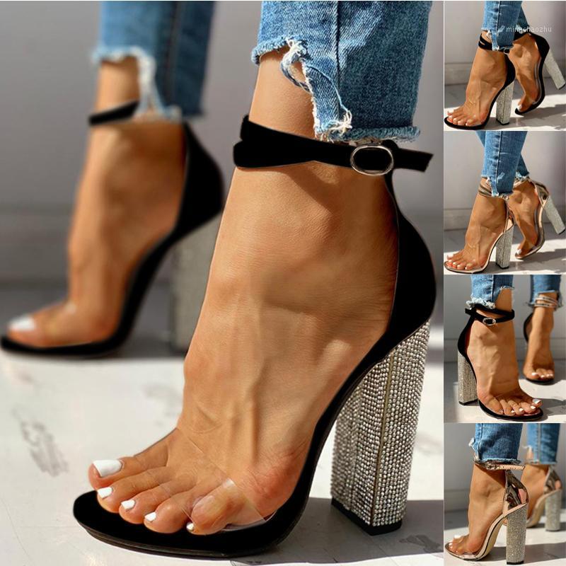 Women's Sexy Buckle Strap Shoes Transparent Crystal Sandals Fashion Block Heel Ankle Strap Sandals Ladies Wedding Party Pumps1, Black
Women's Sexy Buckle Strap Shoes Transparent Crystal Sandals Fashion Block Heel Ankle Strap Sandals Ladies Wedding Party Pumps1, Black