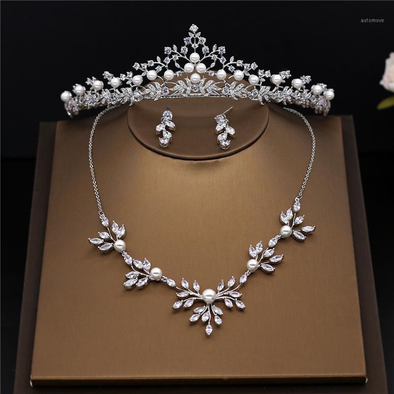 amupp New Cubic Zirconia Wedding Jewelry Sets Micro Paved Full CZ Zircon Brides Tiara Necklace and Earrings Set for Costume Prom1
amupp New Cubic Zirconia Wedding Jewelry Sets Micro Paved Full CZ Zircon Brides Tiara Necklace and Earrings Set for Costume Prom1