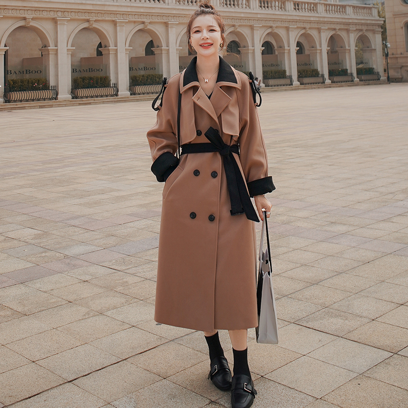 2021 New Women' Wool Winter Long New Loose Contrast Double Breasted Thicken Versatile High-end Female Jacket 2f Tt4b, Khaki.
2021 New Women' Wool Winter Long New Loose Contrast Double Breasted Thicken Versatile High-end Female Jacket 2f Tt4b, Khaki.