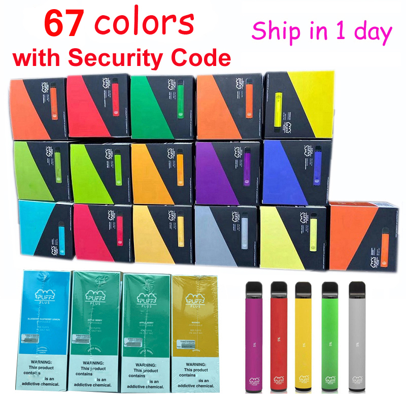 Top quality Puff plus Disposable With Scratch Code Vape Pen Device Starter Kits 67 colors Disposable Device Kits Puff Xtra Plus
Top quality Puff plus Disposable With Scratch Code Vape Pen Device Starter Kits 67 colors Disposable Device Kits Puff Xtra Plus