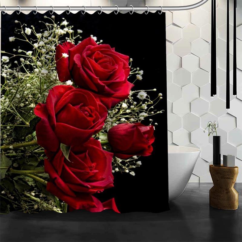 Custom beautiful flower rose Shower Curtain bathroom Accessories Polyester Fabric Curtain With holes
Custom beautiful flower rose Shower Curtain bathroom Accessories Polyester Fabric Curtain With holes