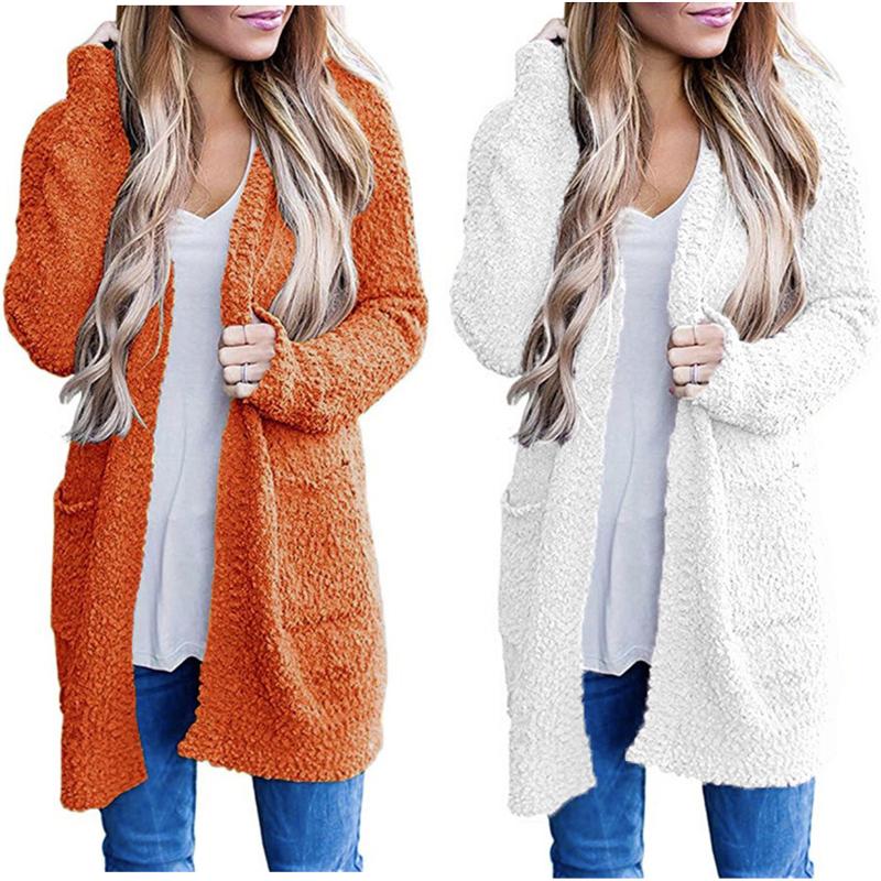 Womail 2020 New Cardigan Coat Womens Double Pockets Sweater Long Women Cardigan Sweater Fleece Knitted Female Winter Top, Wh
Womail 2020 New Cardigan Coat Womens Double Pockets Sweater Long Women Cardigan Sweater Fleece Knitted Female Winter Top, Wh