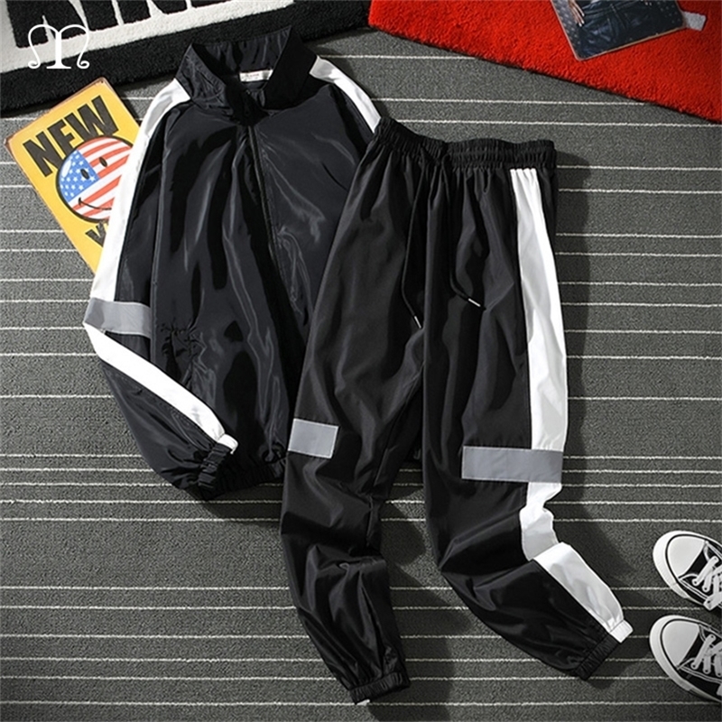 Mens Sets Hip Hop Autumn Patchwork Track Suit Male Stand Collar Jacket Sweatsuit Tracksuit Men Clothes Casual Sportswear Black 201130, Zya19-3 grey
Mens Sets Hip Hop Autumn Patchwork Track Suit Male Stand Collar Jacket Sweatsuit Tracksuit Men Clothes Casual Sportswear Black 201130, Zya19-3 grey