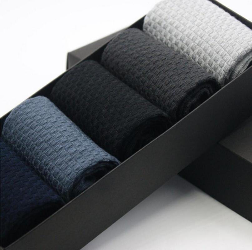 Spring Autumn Men's Socks Bamboo Fiber Mid Tube Classic Deodorant Casual Solid Black Wholesale Business Breathable 5 Pairs Sock, Sjm059-1
Spring Autumn Men's Socks Bamboo Fiber Mid Tube Classic Deodorant Casual Solid Black Wholesale Business Breathable 5 Pairs Sock, Sjm059-1