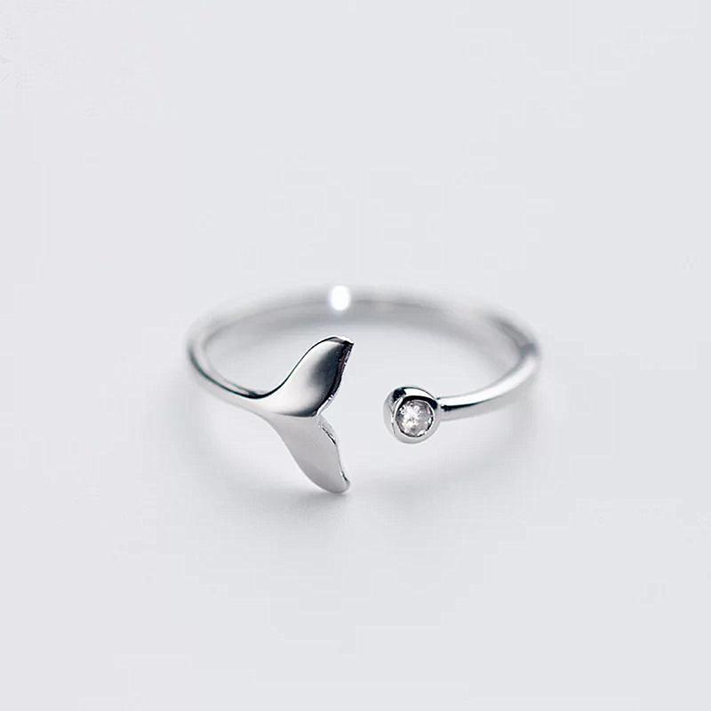 Cluster Rings White Cubic Zircon Ring Fish Adjustable Silver Color Fairy Tale Dream Woman Fashion Jewelry Engagement Female, Golden;silver
Cluster Rings White Cubic Zircon Ring Fish Adjustable Silver Color Fairy Tale Dream Woman Fashion Jewelry Engagement Female, Golden;silver