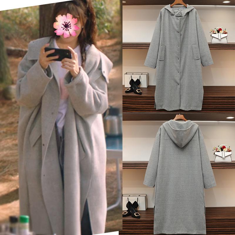 quality Is honey and is injured XiaoYanXu li with plaid hooded split in loose long cloth coat coat, See chart
quality Is honey and is injured XiaoYanXu li with plaid hooded split in loose long cloth coat coat, See chart