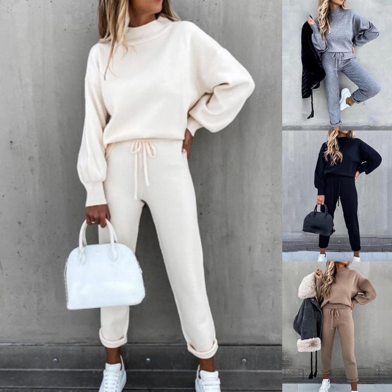 KANCOOL Women Solid Lantern Sleeve Top & Drawstring Pockets Design Pants Set Casual Ladies Two Piece Set Tracksuit Velvet Plus, White a
KANCOOL Women Solid Lantern Sleeve Top & Drawstring Pockets Design Pants Set Casual Ladies Two Piece Set Tracksuit Velvet Plus, White a