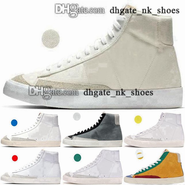 shoes with box 35 Sneakers Schuhe men women fashion youth chaussures eur enfant white casual 5 us 11 high size 45 blazer Mid mens trainers