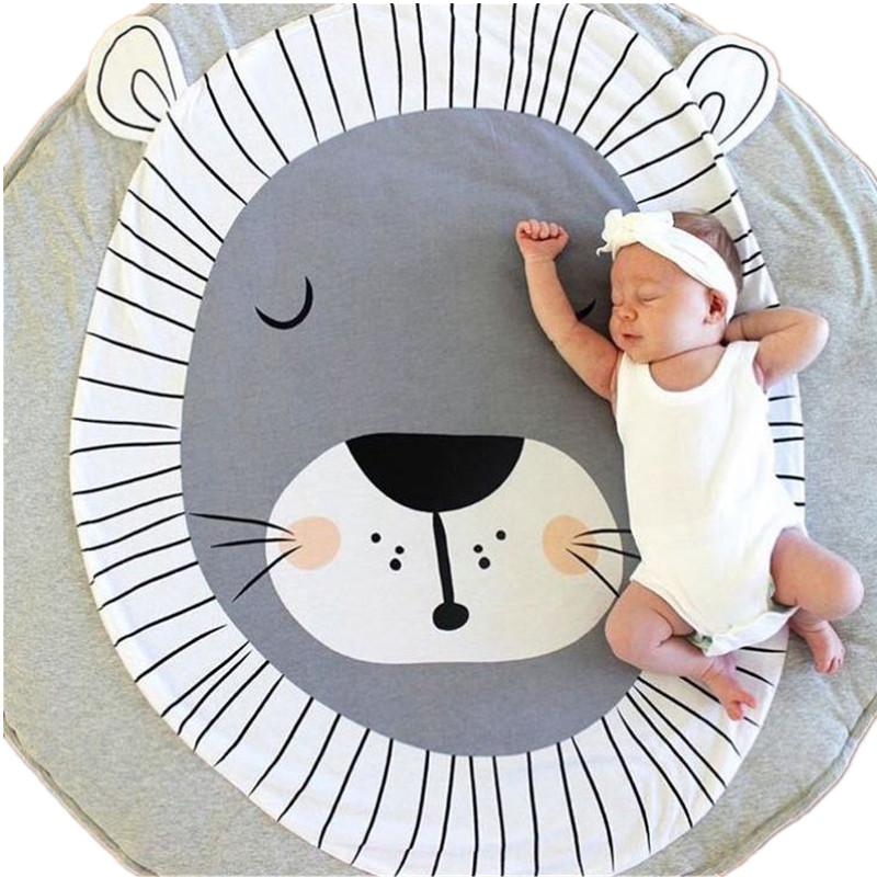 90cm Baby Play Creeping Mat Cartoon Animal Printed Blanket Kids Carpet Pad for Living Room Bedroom TB Sale, Lion
90cm Baby Play Creeping Mat Cartoon Animal Printed Blanket Kids Carpet Pad for Living Room Bedroom TB Sale, Lion