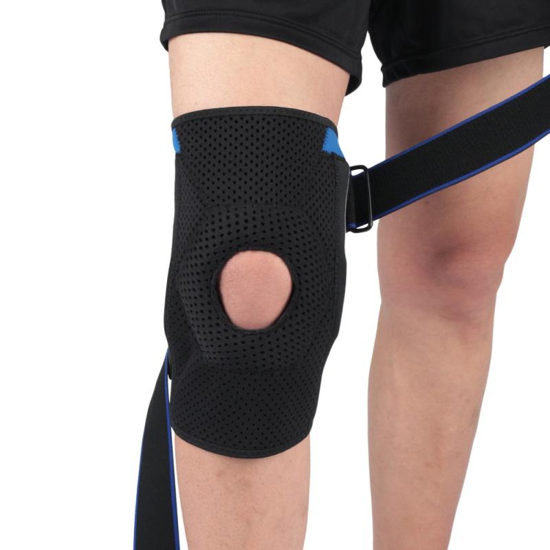 1PC Compression Knee Support Sleeve Protector Elastic Kneepad Brace Springs Gym Sports Basketball Volleyball Running, Black;gray
1PC Compression Knee Support Sleeve Protector Elastic Kneepad Brace Springs Gym Sports Basketball Volleyball Running, Black;gray