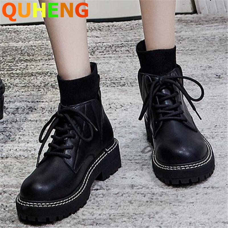 Thin Socks Boots Women 2020 Autumn Knitted Stretch Socks Ankle Boots New Genuine Leather Platform Casual Mujer, Black
Thin Socks Boots Women 2020 Autumn Knitted Stretch Socks Ankle Boots New Genuine Leather Platform Casual Mujer, Black