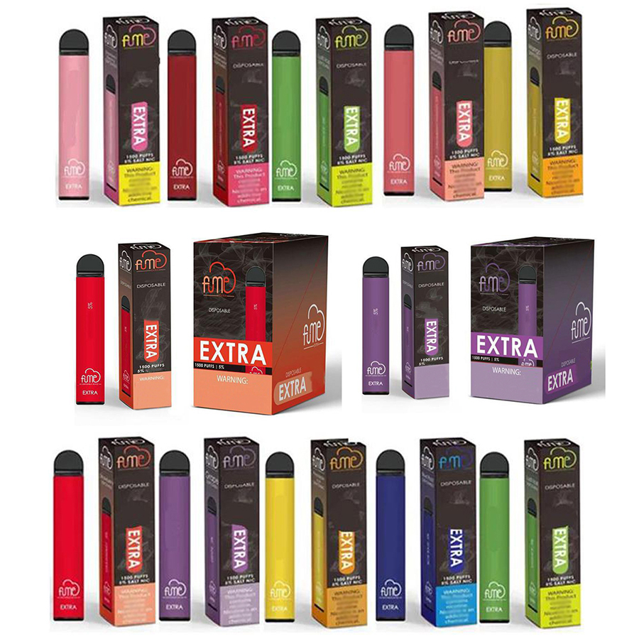 Fume Extra Disposable Device 1500Puffs Vape Pen With 850mAh Battery Pre-Filled 5ml Pods Cartridges e Cigs Vaporizers Kits Air Bar Lux
Fume Extra Disposable Device 1500Puffs Vape Pen With 850mAh Battery Pre-Filled 5ml Pods Cartridges e Cigs Vaporizers Kits Air Bar Lux