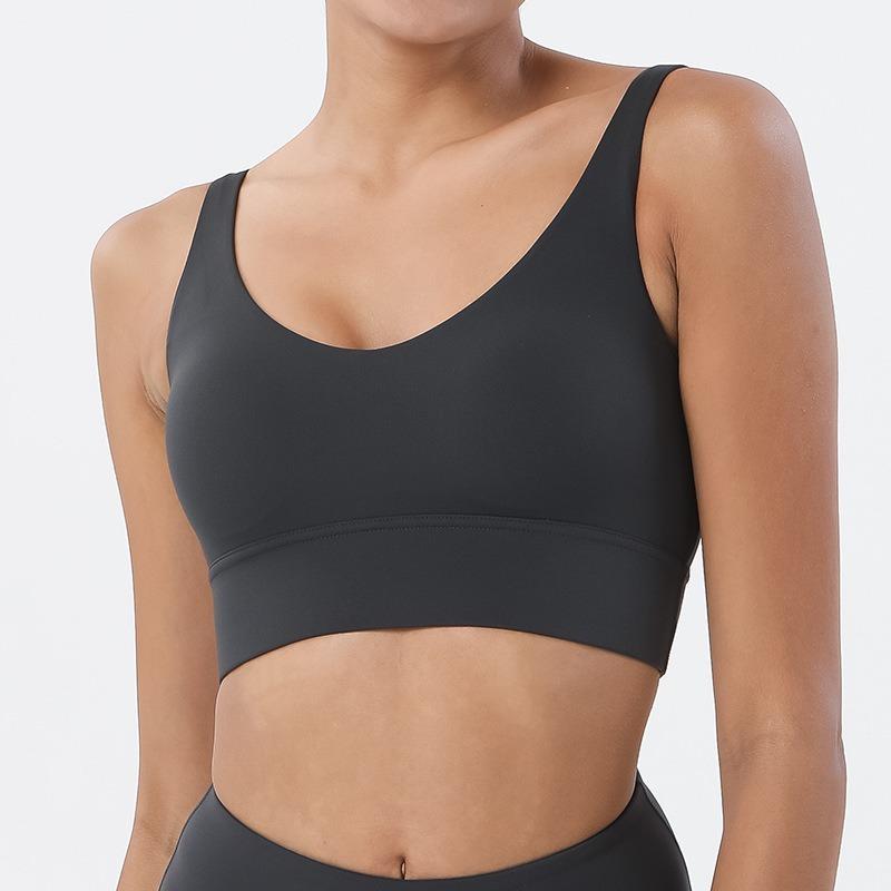 Double-sided Deep V Beauty Back Sports Underwear Shockproof Gathering Yoga Bra Fitness Vest Padded Comfortable Training Jogging, Carbon blue
Double-sided Deep V Beauty Back Sports Underwear Shockproof Gathering Yoga Bra Fitness Vest Padded Comfortable Training Jogging, Carbon blue