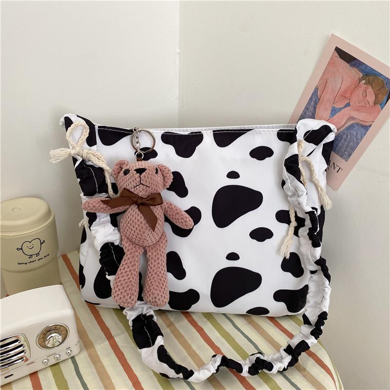 Women Fashion Milk Cow Print Women Underarm Baguette Handbag PU Leather Girls Shoulder Messenger Bags Armpit Bag Cute girl, Xm8786 big bear
Women Fashion Milk Cow Print Women Underarm Baguette Handbag PU Leather Girls Shoulder Messenger Bags Armpit Bag Cute girl, Xm8786 big bear