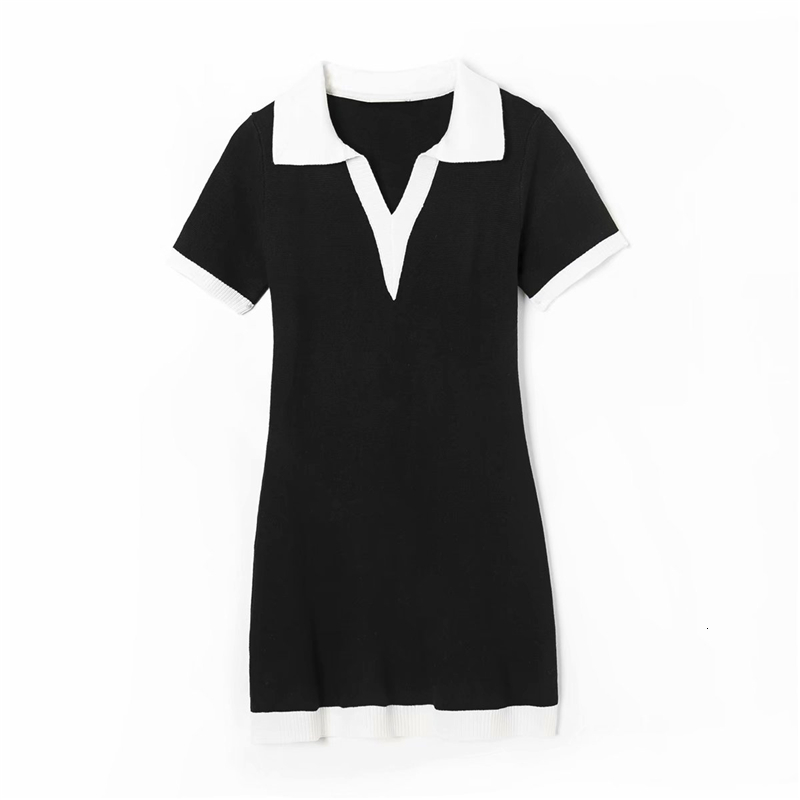 2021 New Elegant Women Turn Down Collar Mini Es Fashion Ladies Patchwork Knitted Sweet Female Chic Striped Slim Vestidos 5502, Black
2021 New Elegant Women Turn Down Collar Mini Es Fashion Ladies Patchwork Knitted Sweet Female Chic Striped Slim Vestidos 5502, Black
