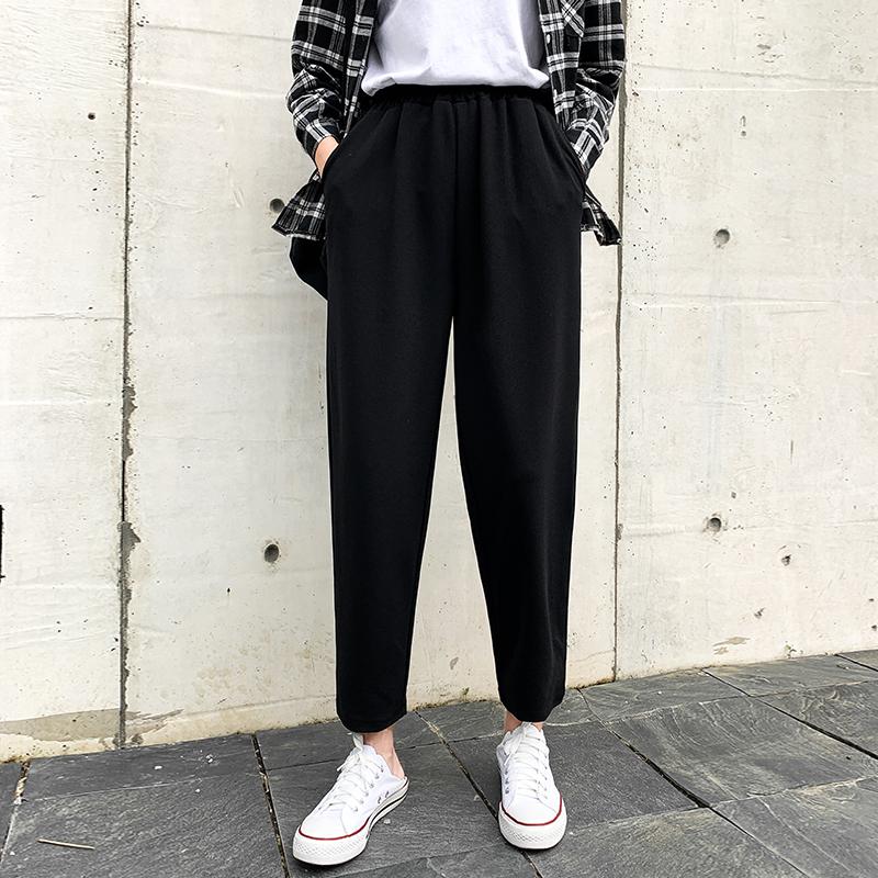 2021 Spring Casual Harem Pants Women Black Streetwear Plus Size Women Pants Elastic Waist Loose Ladies
2021 Spring Casual Harem Pants Women Black Streetwear Plus Size Women Pants Elastic Waist Loose Ladies