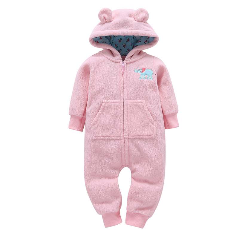 2019 New Baby costume rompers Clothes cold Winter Boy Girl Garment Warm Comfortable Pure Cotton coat jacket kids Y1221