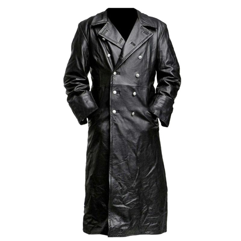 2020 Men New Style Medieval Vintage Leather Clothes Pure Long Leather Jacket Coat Dropshipping Gothic Jackets Male Steampunk, As pic
2020 Men New Style Medieval Vintage Leather Clothes Pure Long Leather Jacket Coat Dropshipping Gothic Jackets Male Steampunk, As pic