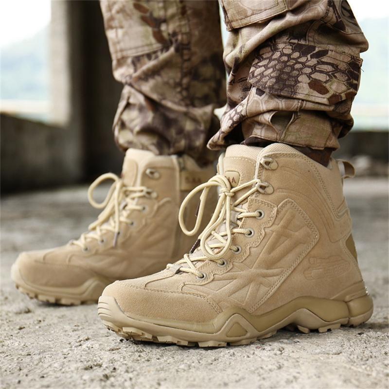 2019 Men Boots Fashion Desert Tactical Boots High Quality Wear-resisting Outdoor Hihking Shoes Men's Lace Up Ankle Boot1, Bk
2019 Men Boots Fashion Desert Tactical Boots High Quality Wear-resisting Outdoor Hihking Shoes Men's Lace Up Ankle Boot1, Bk