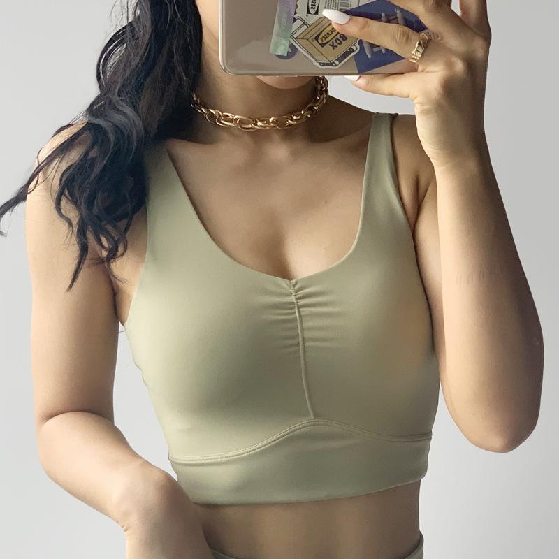 shoulder belt sports bra women's autumn and winter fast drying tight underwear nude yoga fitness bra Europe and America, See chart
shoulder belt sports bra women's autumn and winter fast drying tight underwear nude yoga fitness bra Europe and America, See chart