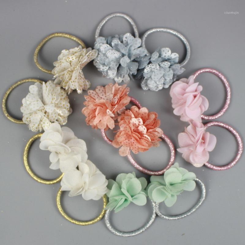 6 pcs/set glitter gold dot chiffon flowers shining small circle elastic hair bands charming scrunchies for girls hair ornaments1, Gray
6 pcs/set glitter gold dot chiffon flowers shining small circle elastic hair bands charming scrunchies for girls hair ornaments1, Gray