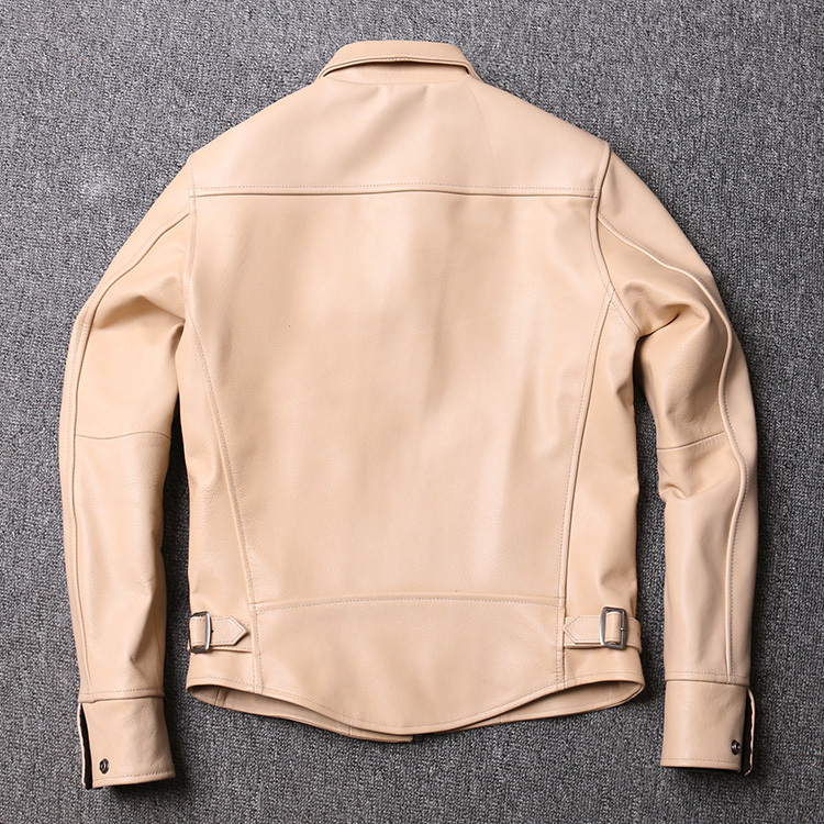 style genuine leather Jacketcasual mens Leather coatquality Batik cowhide biker outwearSales 201114