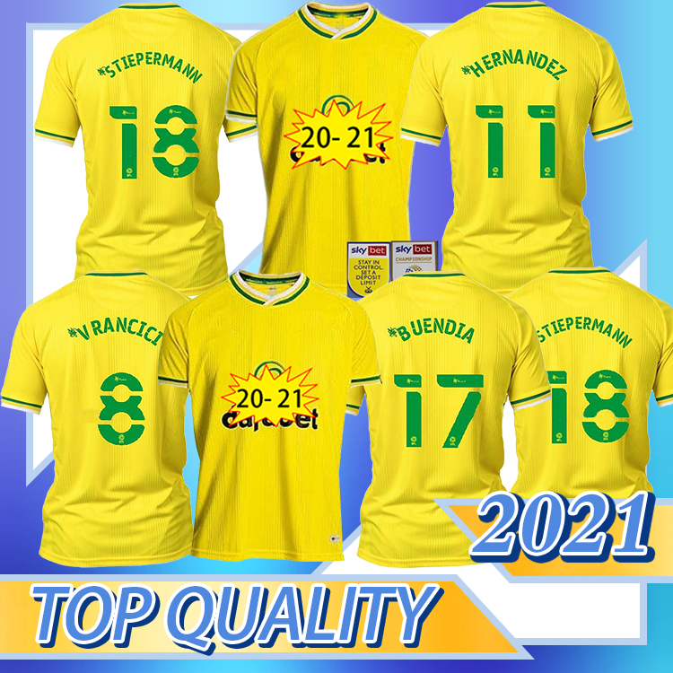 20 21 Top quality Norwich City Soccer Jerseys 2020 2021 BUENDIA HERNANDEZ Soccer jersey ROBERTS VRANCICI PUKKI MCLEAN Men Football Uniforms, Black;yellow
20 21 Top quality Norwich City Soccer Jerseys 2020 2021 BUENDIA HERNANDEZ Soccer jersey ROBERTS VRANCICI PUKKI MCLEAN Men Football Uniforms, Black;yellow